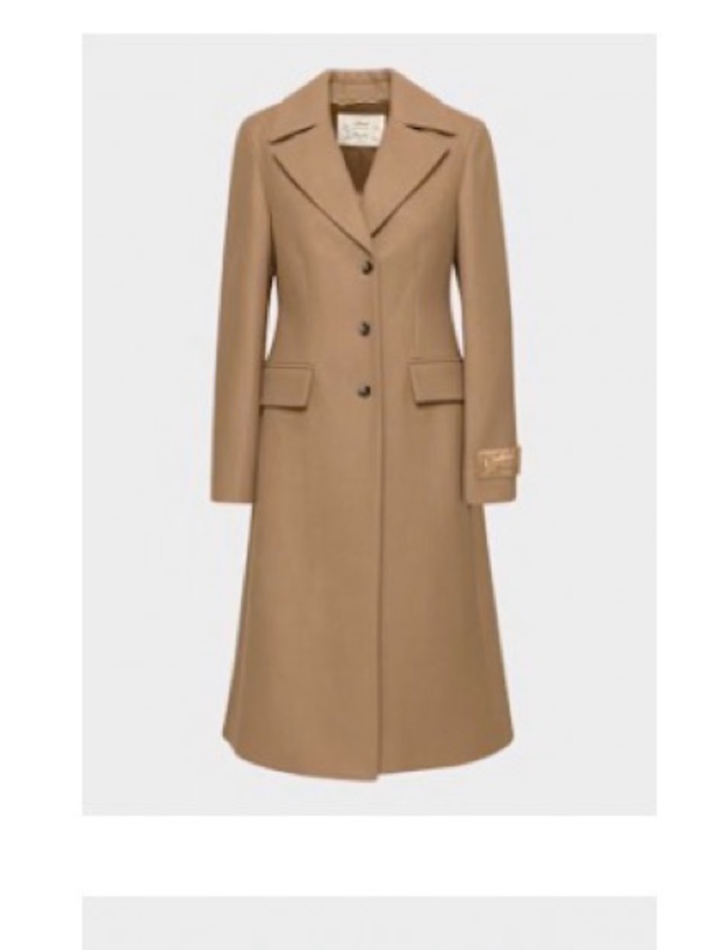 Aritzia Camel Long Trench Coat